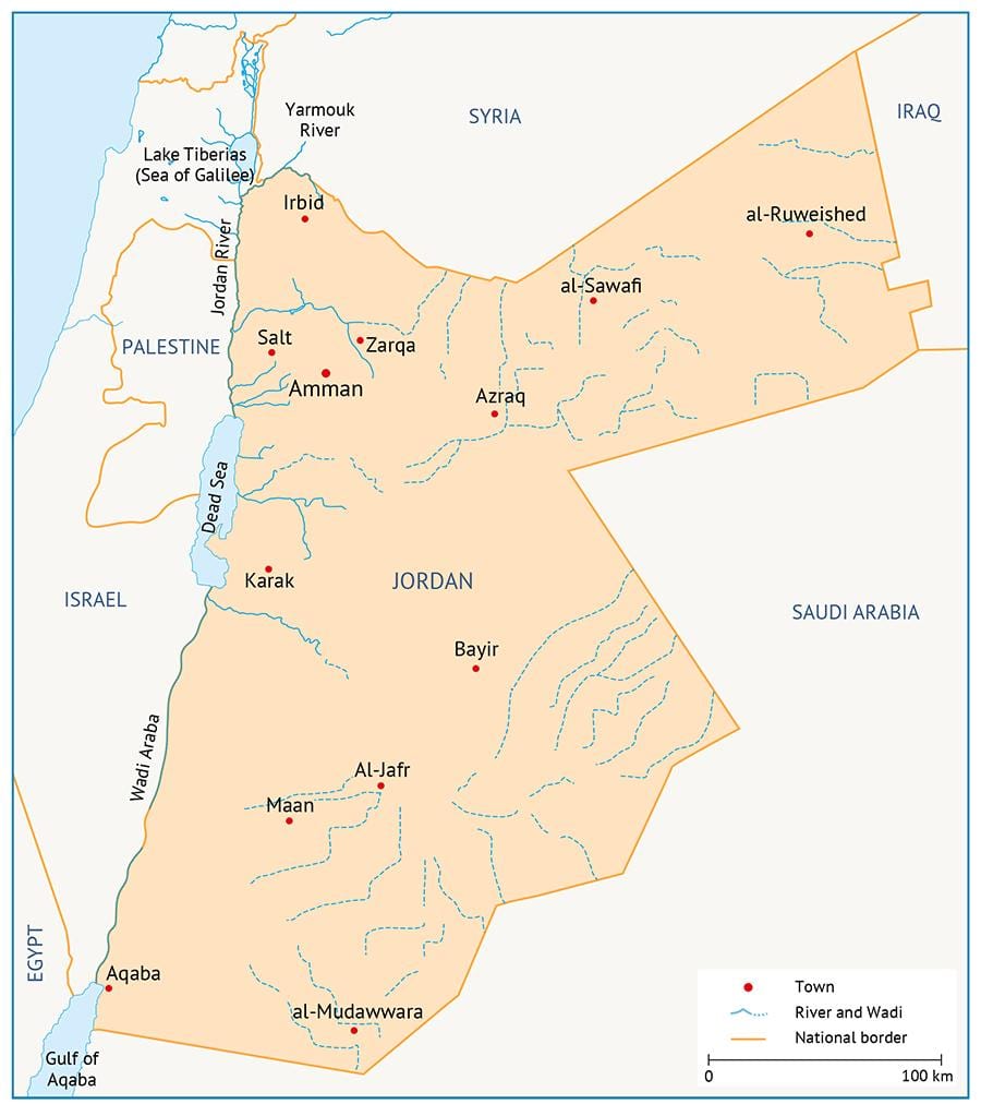kartta university of Jordan