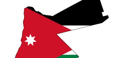 Kartta Jordania kartta flag