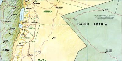 Kartta sweimeh Jordania 